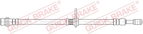 QUICK BRAKE 58.853 Brake Hose