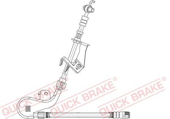 QUICK BRAKE 58.875X Brake Hose