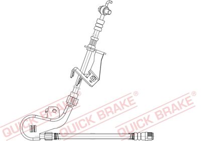 Brake Hose QUICK BRAKE 58.875X