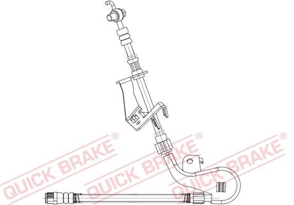 QUICK BRAKE 58.887X Brake Hose