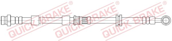 QUICK BRAKE 58.891 Brake Hose