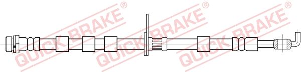QUICK BRAKE 58.896 Brake Hose