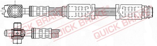 QUICK BRAKE 58.962X Brake Hose