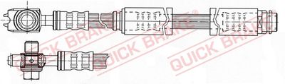 Brake Hose QUICK BRAKE 58.962X