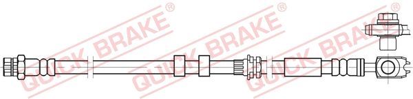 QUICK BRAKE 59.801X Brake Hose