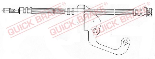 QUICK BRAKE 59.921 Brake Hose