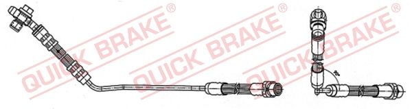 QUICK BRAKE 59.942X Brake Hose