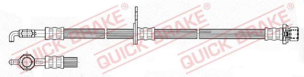 QUICK BRAKE 59.964 Brake Hose