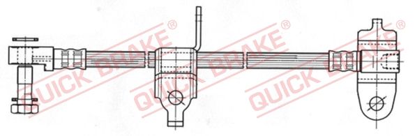 QUICK BRAKE 59.976X Brake Hose