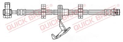 Brake Hose QUICK BRAKE 59.987X