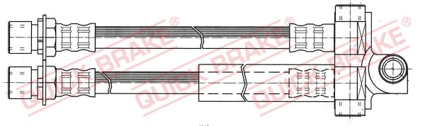 QUICK BRAKE 66.001 Brake Hose