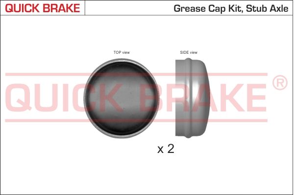 QUICK BRAKE 9821K Cap, wheel bearing