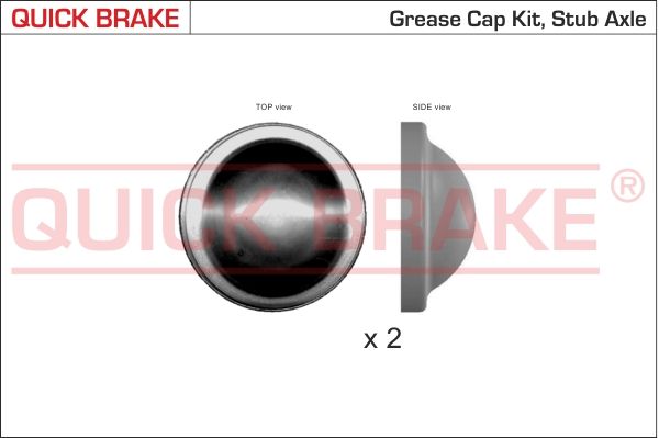QUICK BRAKE 9829K Cap, wheel bearing