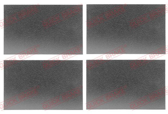QUICK BRAKE W1213 Anti-Squeal Foil, brake pad (back plate)