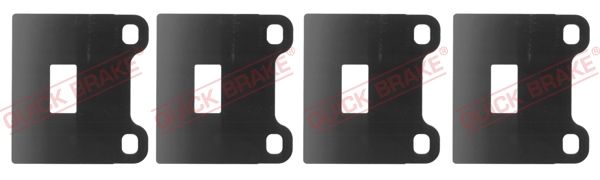 QUICK BRAKE W1214 Anti-Squeal Foil, brake pad (back plate)