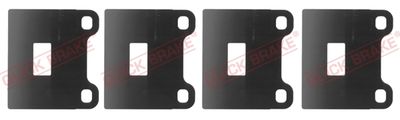 Anti-Squeal Foil, brake pad (back plate) QUICK BRAKE W1214
