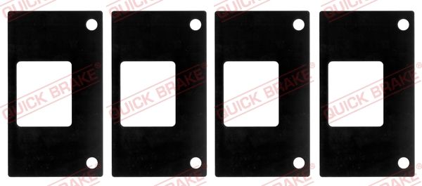 QUICK BRAKE W1217 Anti-Squeal Foil, brake pad (back plate)