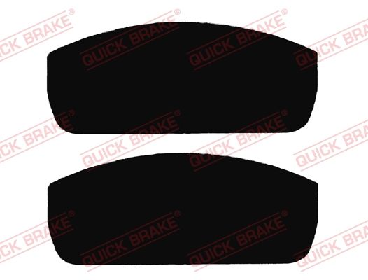 QUICK BRAKE W1235 Anti-Squeal Foil, brake pad (back plate)