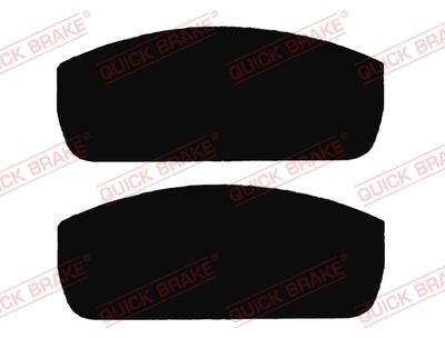 Anti-Squeal Foil, brake pad (back plate) QUICK BRAKE W1235