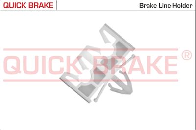 Holder, brake line QUICK BRAKE WA