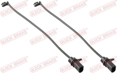 Warning Contact, brake pad wear QUICK BRAKE WS 0302 A