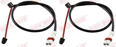 Warning Contact, brake pad wear QUICK BRAKE WS 0344 A