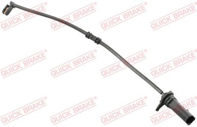 Warning Contact, brake pad wear QUICK BRAKE WS 0375 A