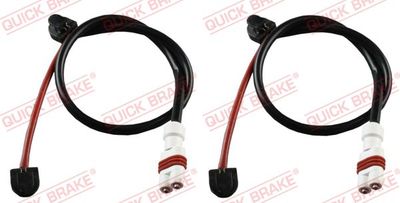 Warning Contact, brake pad wear QUICK BRAKE WS 0398 A