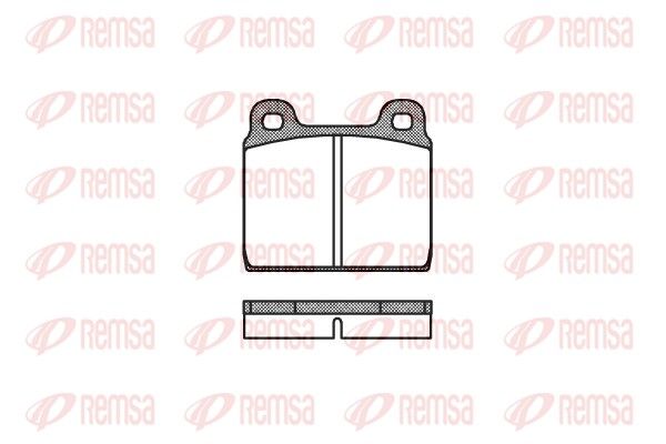 REMSA 0002.00 Brake Pad Set, disc brake