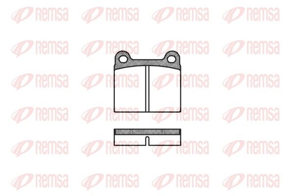 REMSA 0006.00 Brake Pad Set, disc brake