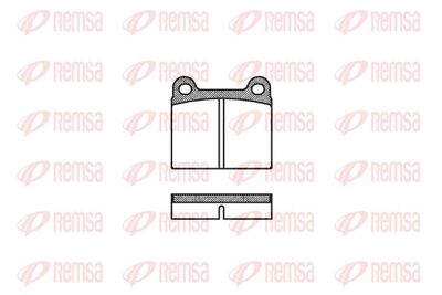 Brake Pad Set, disc brake REMSA 0006.00