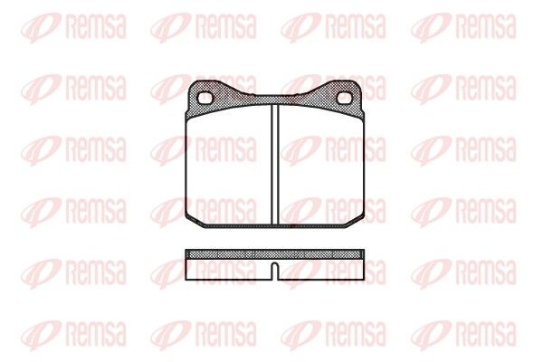 REMSA 001010 Warning Contact, brake pad wear