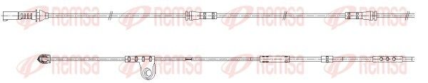 REMSA 001181 Warning Contact, brake pad wear