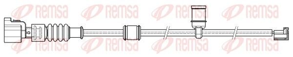 REMSA 001182 Warning Contact, brake pad wear