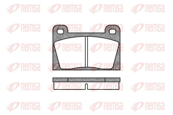 REMSA 0018.10 Brake Pad Set, disc brake