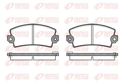 Brake Pad Set, disc brake REMSA 0021.16