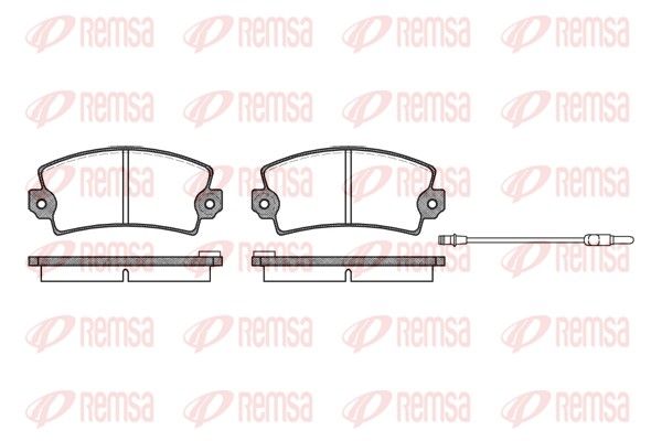 REMSA 0021.96 Brake Pad Set, disc brake