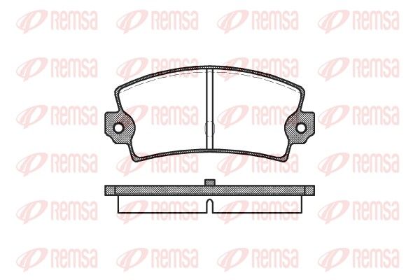 REMSA 0021.40 Brake Pad Set, disc brake