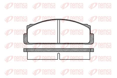 Brake Pad Set, disc brake REMSA 0022.00