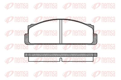 Brake Pad Set, disc brake REMSA 0022.20