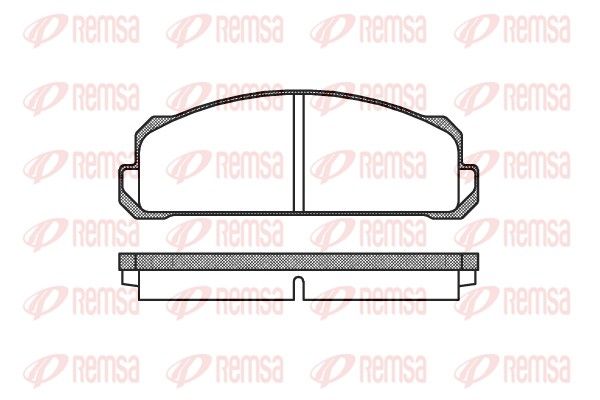 REMSA 0022.40 Brake Pad Set, disc brake