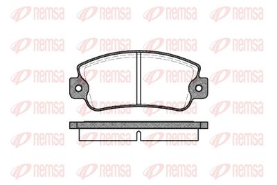 Brake Pad Set, disc brake REMSA 0025.20