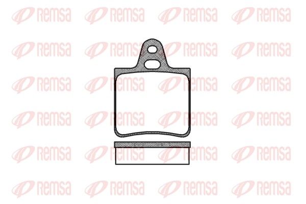 REMSA 0032.00 Brake Pad Set, disc brake