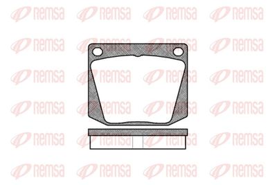 Brake Pad Set, disc brake REMSA 0038.00