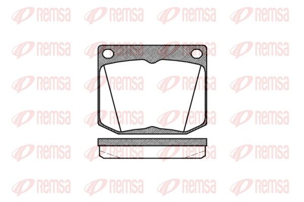 REMSA 0038.30 Brake Pad Set, disc brake