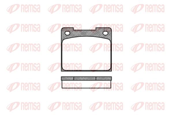 REMSA 0039.00 Brake Pad Set, disc brake