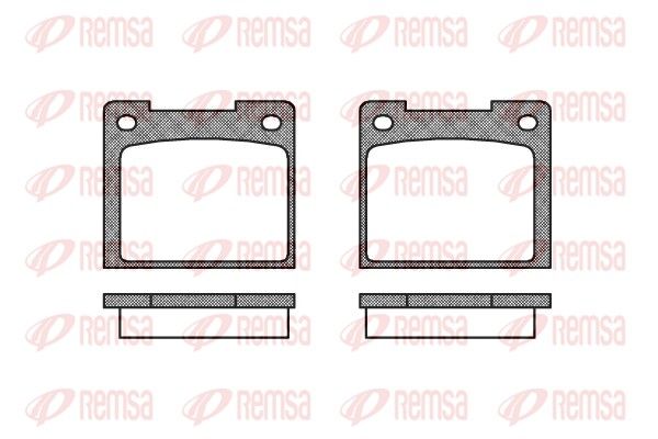 REMSA 0039.20 Brake Pad Set, disc brake