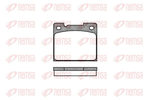 REMSA 0039.30 Brake Pad Set, disc brake