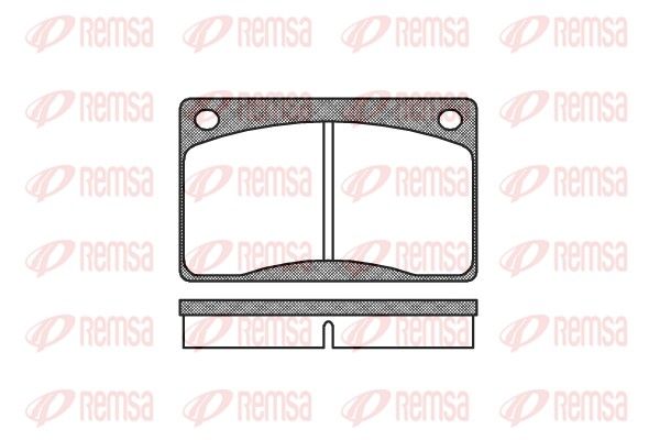 REMSA 0042.30 Brake Pad Set, disc brake