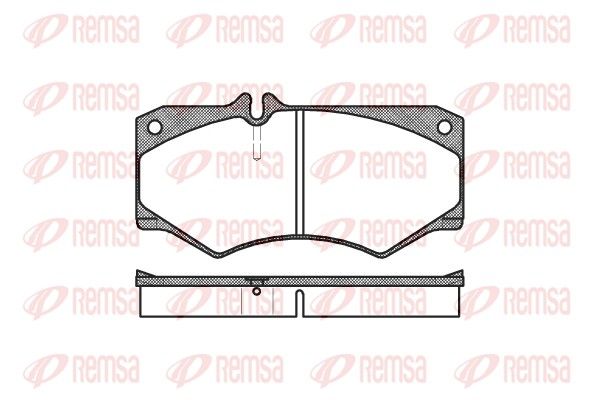 REMSA 0047.30 Brake Pad Set, disc brake